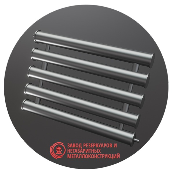 Регистры отопления пятирядные РСП-5x89x3.0-4000 мм