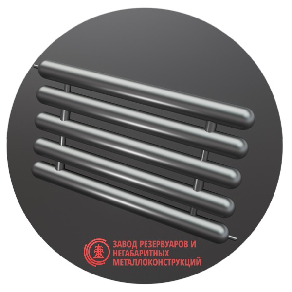 Регистры отопления пятирядные РСЭ-5x108x3.0-2000 мм